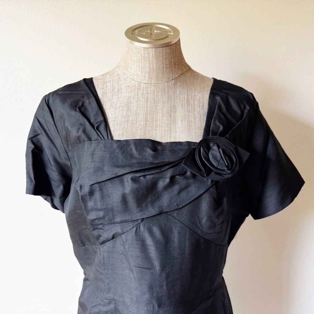 Vintage 1950’s Handmade Black Dress